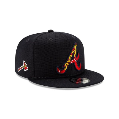 Sapca New Era Atlanta Braves MLB Batting Practice 9FIFTY Snapback - Albastri